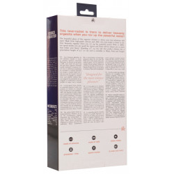 GC Vibro Ribbed Vibrator 12 x 3.7cm Noir